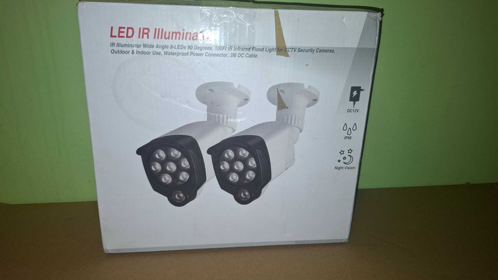 Zestaw 2x Kamera do Monitoringu TonTon 1PL-2019C z Podświetleniem LED