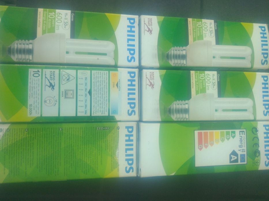 Żarówki Philips energooszczędne duży gwint