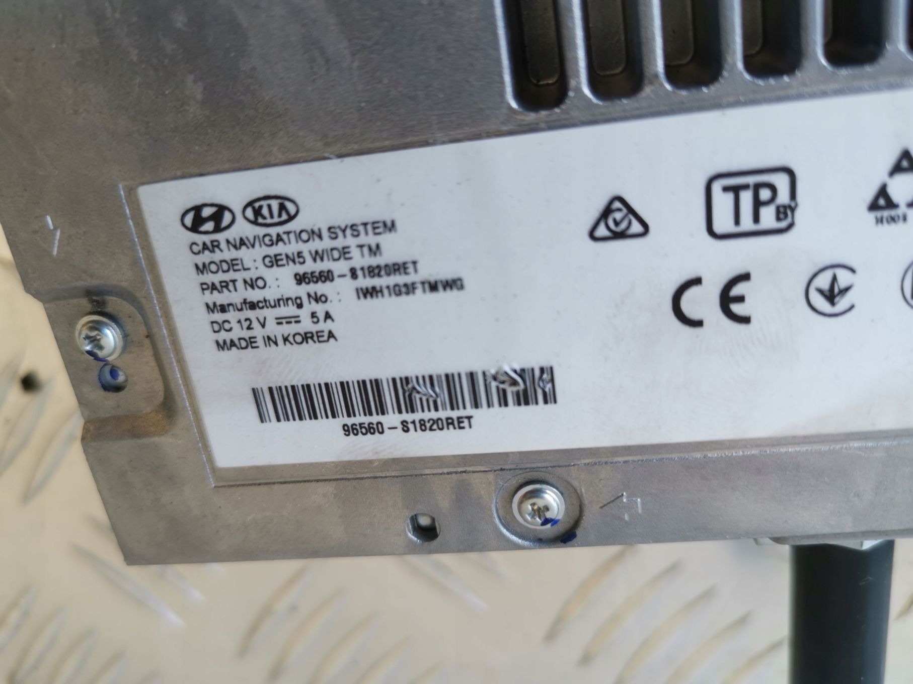 HYUNDAI SANTA FE IV LIFT RADIO NAWIGACJA EKRAN EUROPA 96560-81820