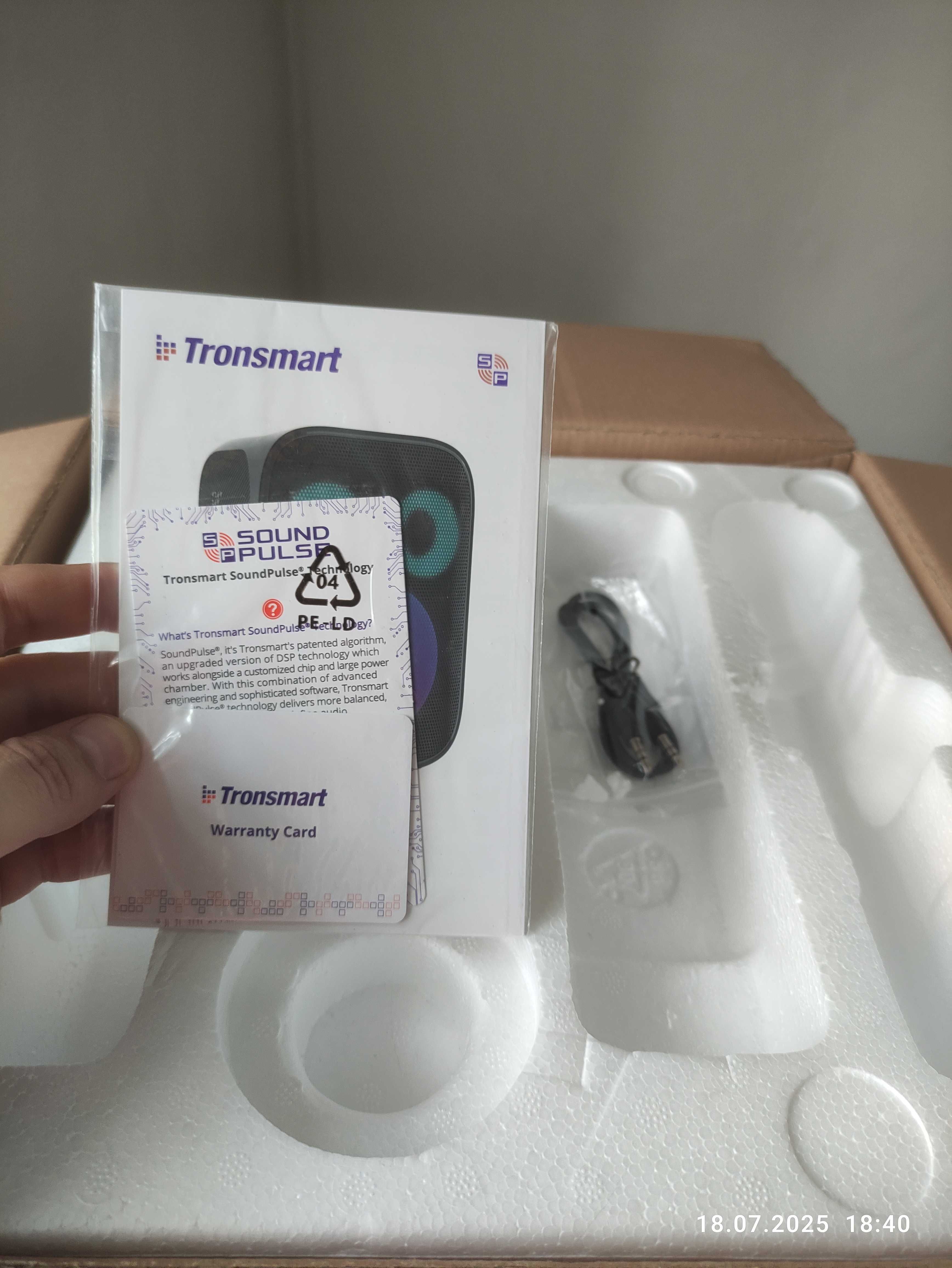 Акустика Tronsmart Halo 200 / Новая мощная колонка с подсветкой с АКБ