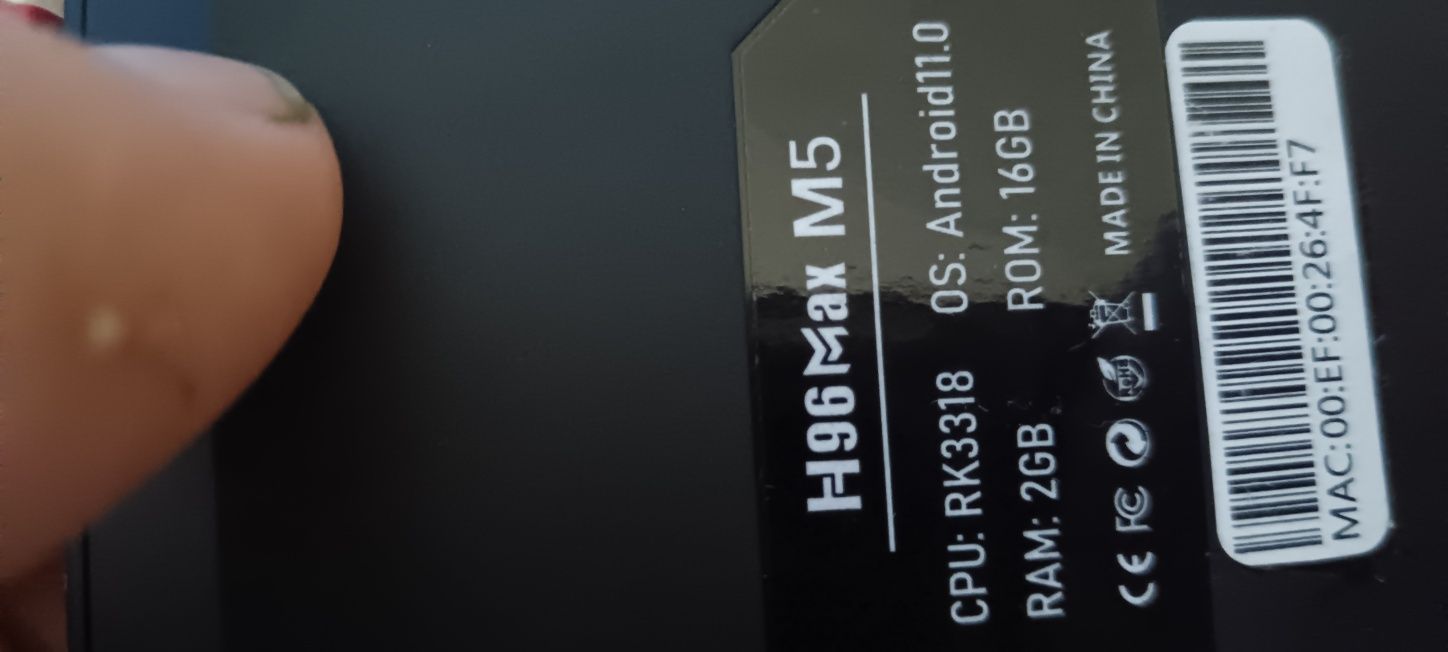 H96 MAX M5 TV box Android