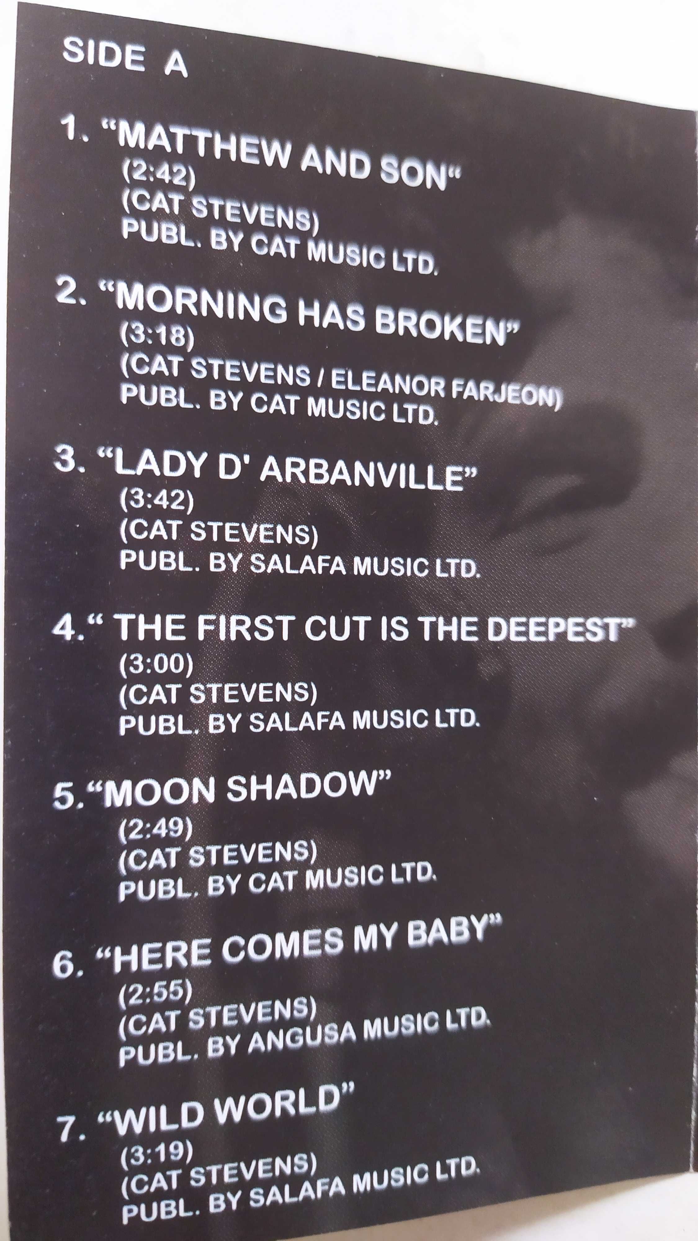 Cat Stevens The Best Of kaseta MC
