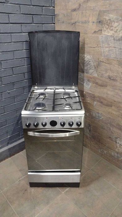 Продаю газову плиту нержавійка AEG 47645 доставка гарантія недорого бу