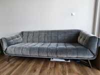 Sofa NORDIC LINE - LILLY - Szara - 233x75x91 cm - IDEALNY STAN.