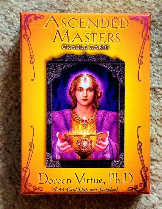 MISTRZOWIE Duchowi DOREEN VIRTUE Książka i 44 Karty