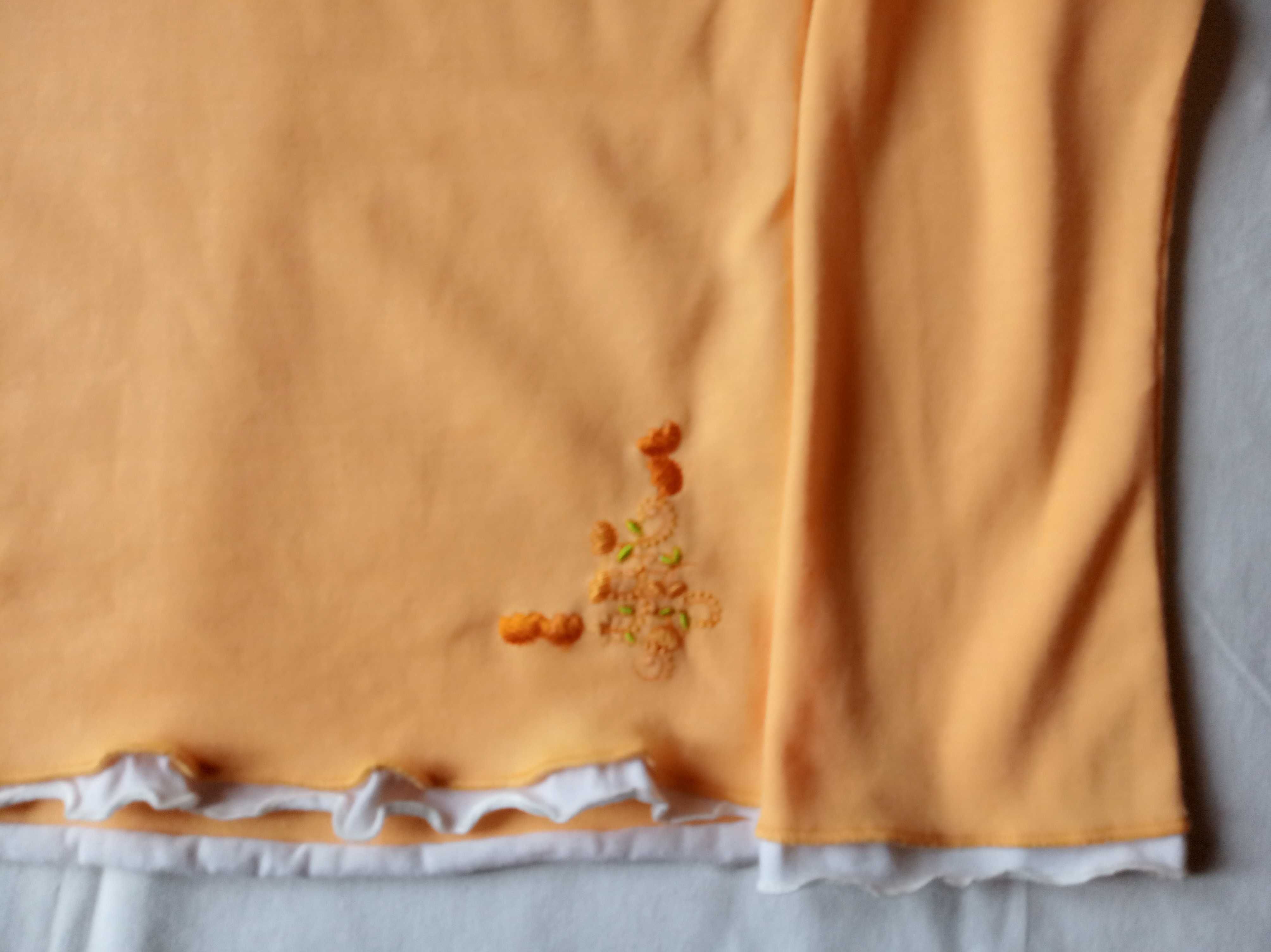 Pomarańczowa bluzka r.128/134
