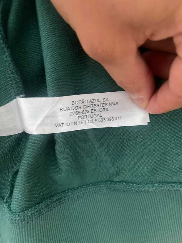 Casaco Hoodie com carapuço Mr Blue Verde