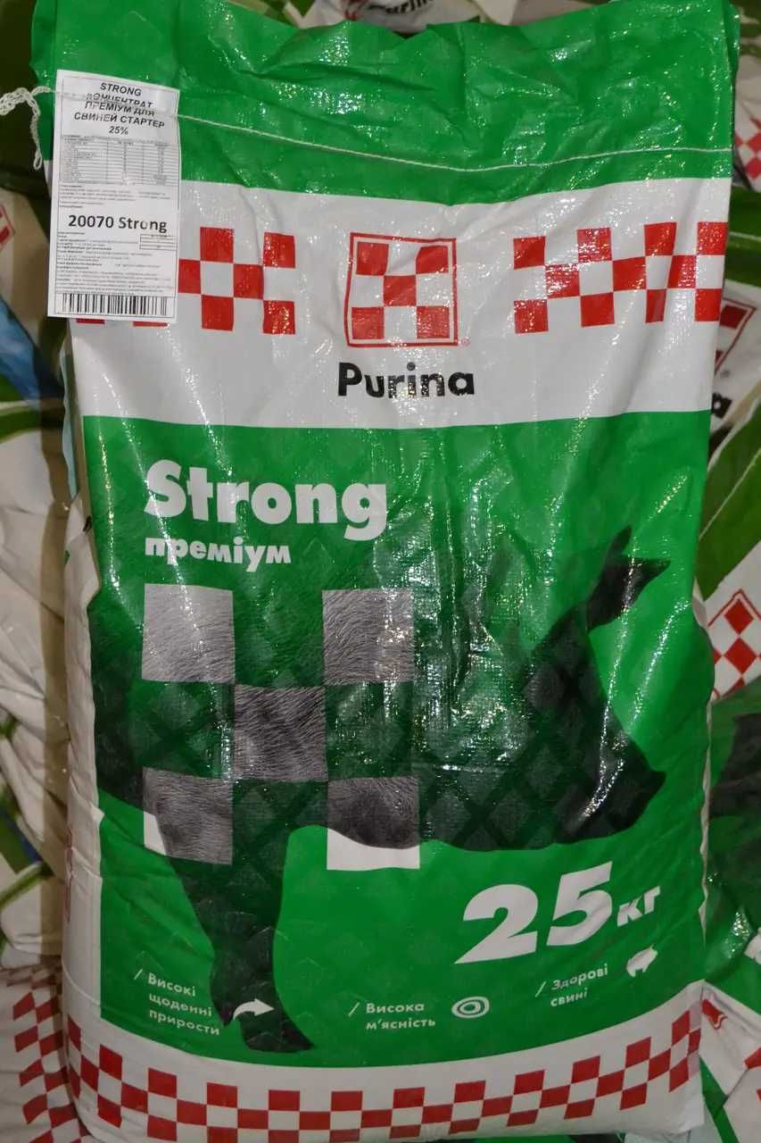 Концентрат для свиней Strong Стартер 25% 43-70 днів 25кг Purina 20070