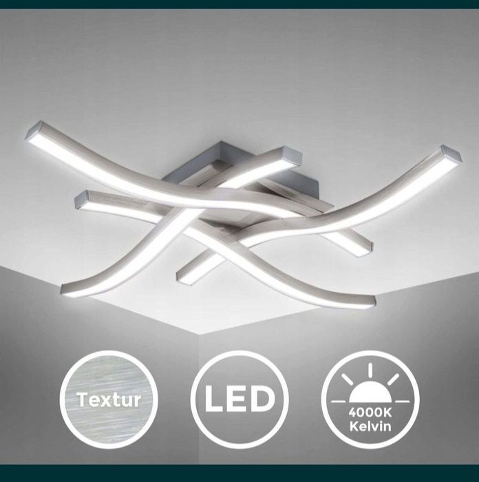 Lampa sufitowa wisząca LED ledowa 20 watt 2000 lumen 4000 kelvin