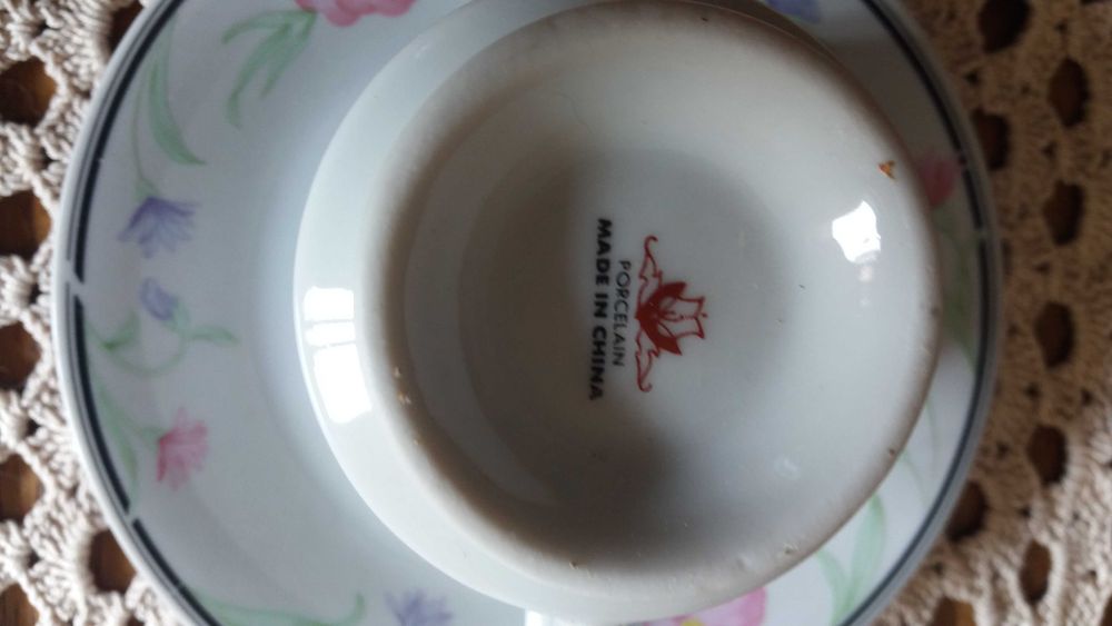 Chávenas em PORCELANA FINA Chinesa pintadas mão "Ler na descrição"