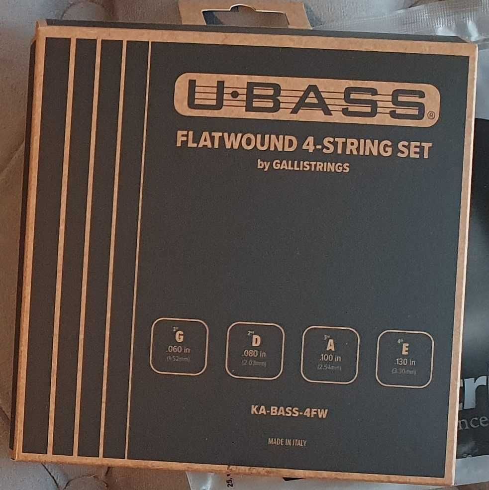 Ukulele Bass Flatwound - Kala / Galli Strings U-Bass UXB910C