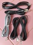 Kabel telefoniczny, przyłączeniowy - 5 sztuk