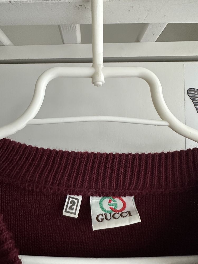 Vintage sweter gucci z lat 70