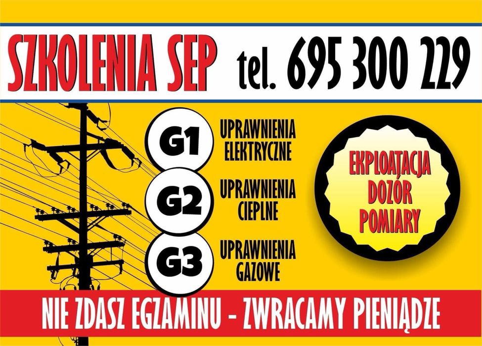 Kurs SEP G1/G2/G3 - Radomsko i okolice - zapisy
