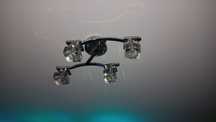 Lampa sufitowa dwukolorowa