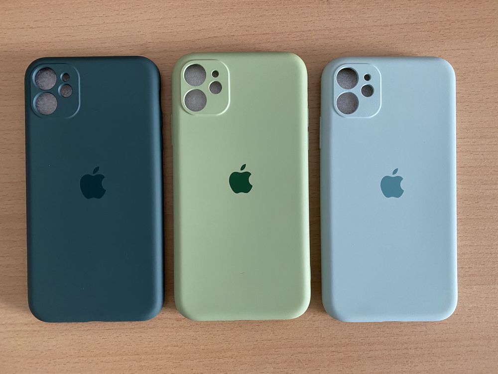 Capa silicone iPhone 11 proteção das câmaras