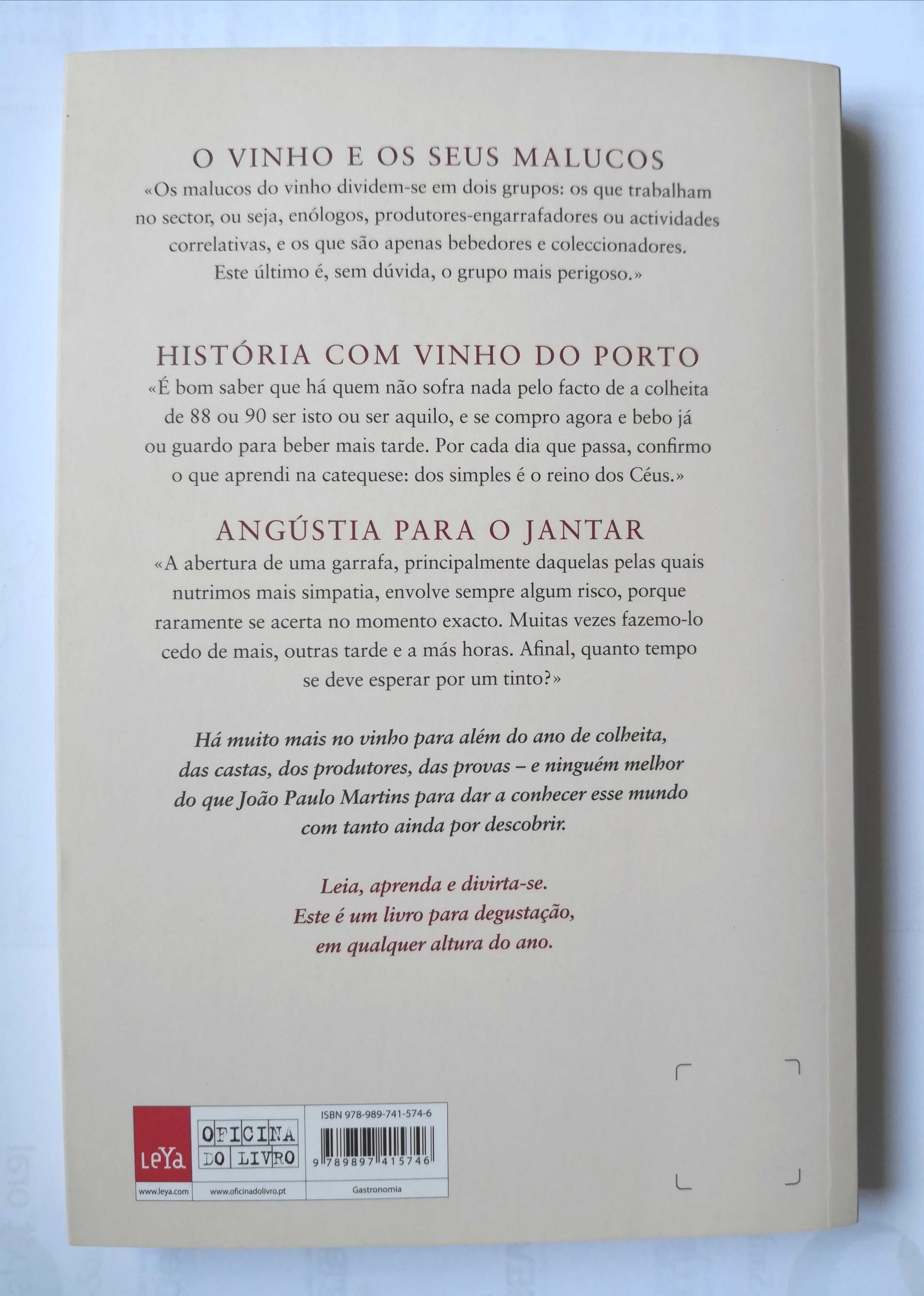 Historias com vinho de João Paulo Martins. Novo!