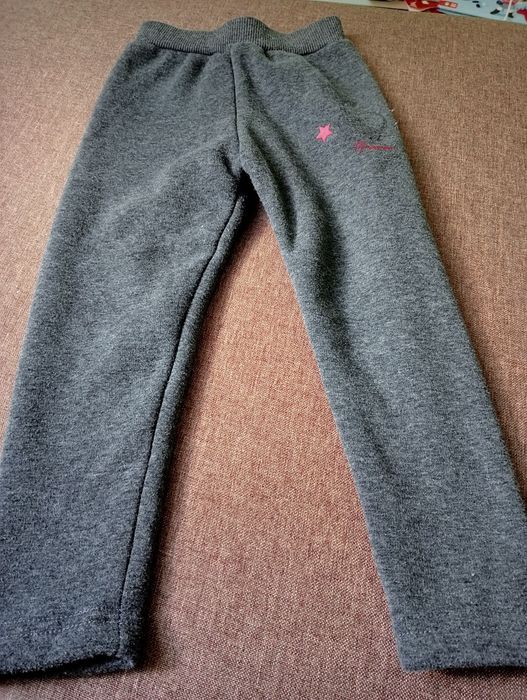 Spodnie zimowe zestaw dziewcz z futerkiem 4 szt 104 i 1 szt 98