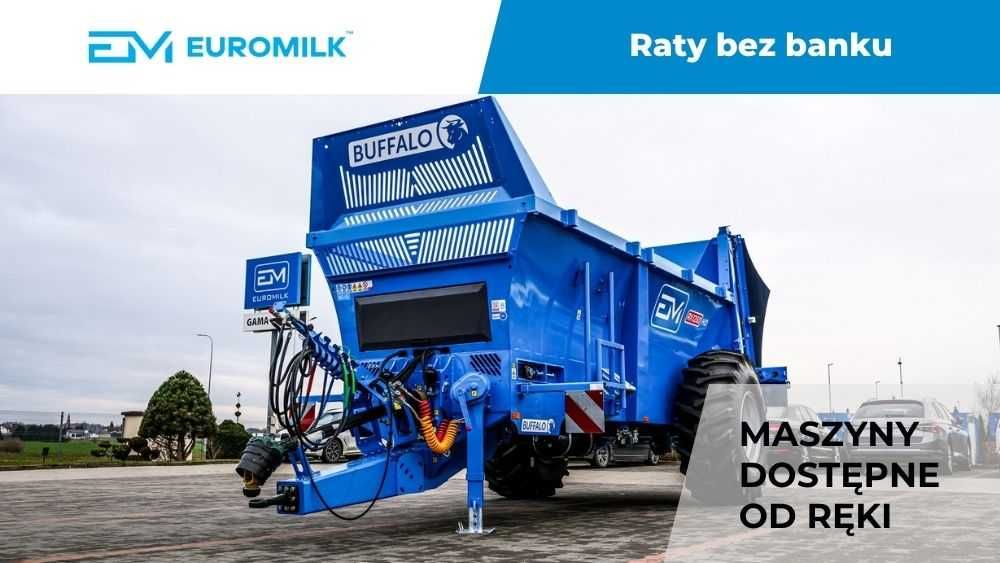 Rozrzutnik obornika EUROMILK Buffalo RX 1250 HD 12,4m3 12 ton OD RĘKI