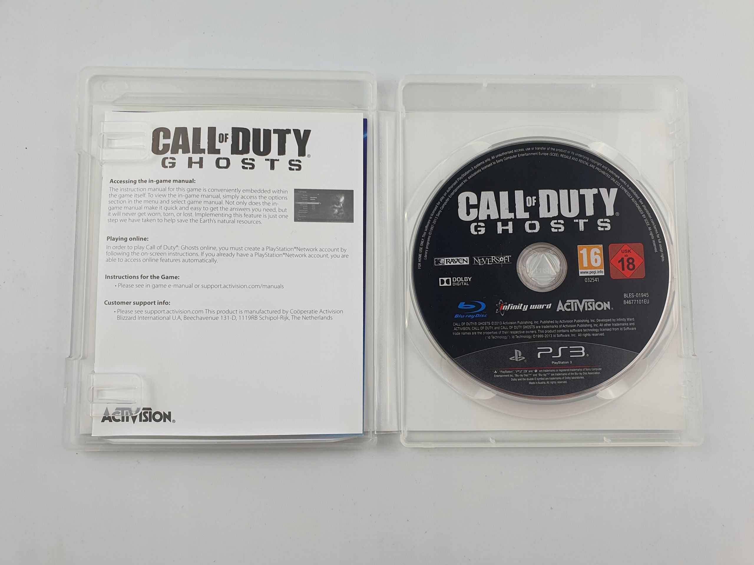 Call Of Duty Ghosts Ps3 (Eng) (3) Uszkodzone Pudełko