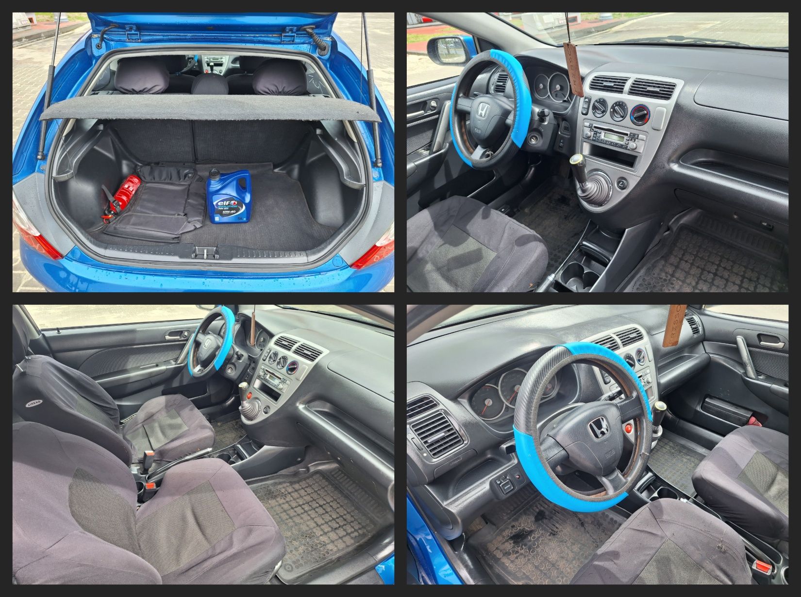 Honda Civic 1.4 benzyna rok 2004 sprawna klimatyzacja