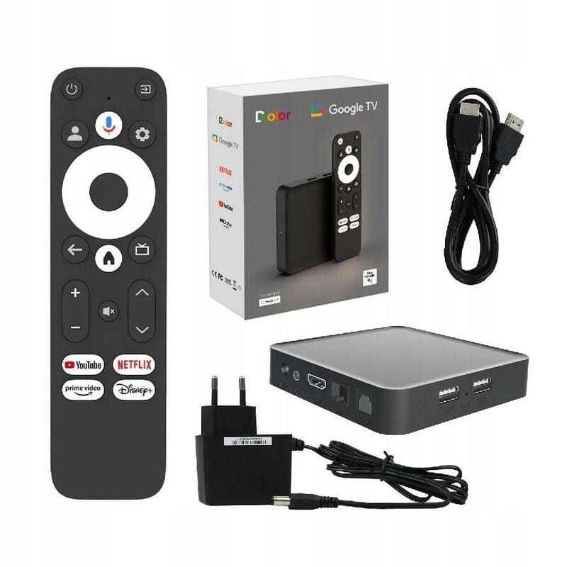 Dcolor GD2 2/32 Gb Смарт ТВ приставка Android TV 12 Amlogic S905Y4