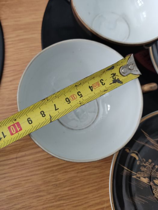 Soko China 2 filiżanki ręcznie malowane