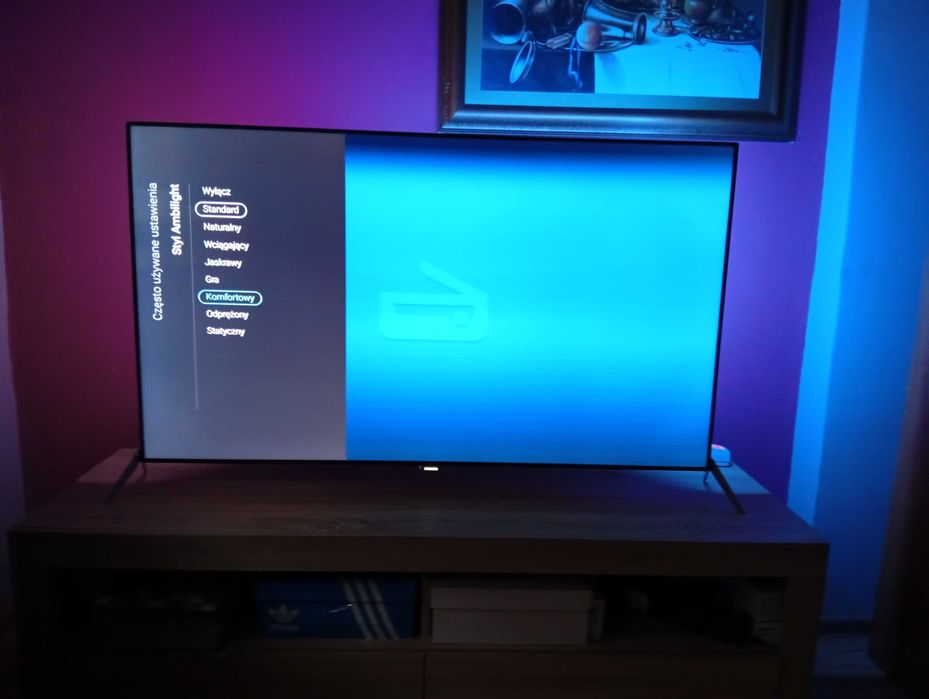 Telewizor Philips Ambilight 55 cali LED Full HD Smart TV okulary 3D
