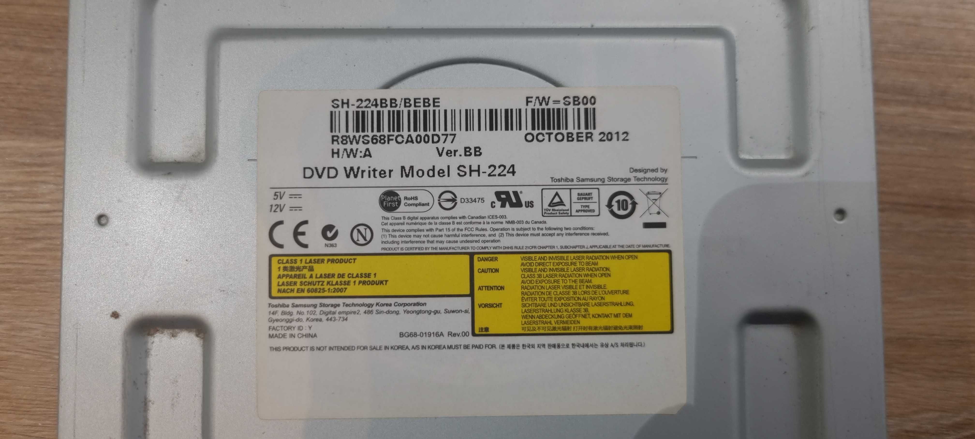Napęd, nagrywarka DVD Samsung SH-224BB