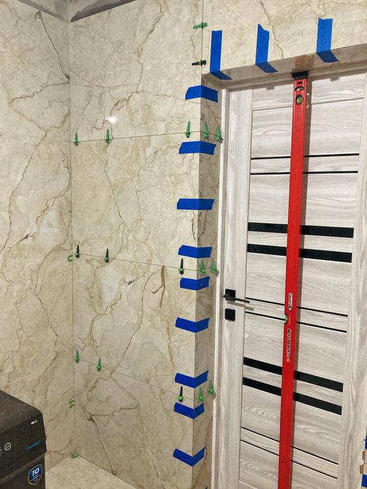 Укладання крупноформатного керамограніту #майстер плиточного ремесла