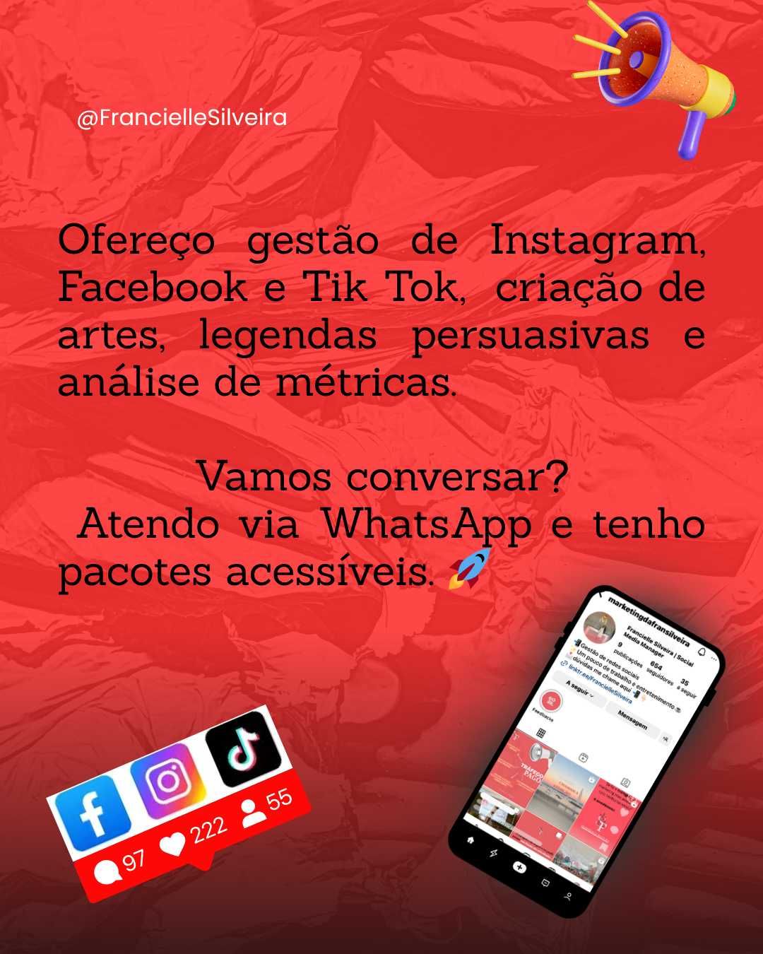 Gestão de redes sociais, marketing e design digital