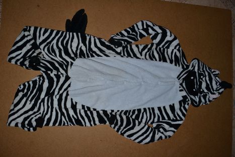 EASY   Kostium przebranie piżama strój zebra M 38