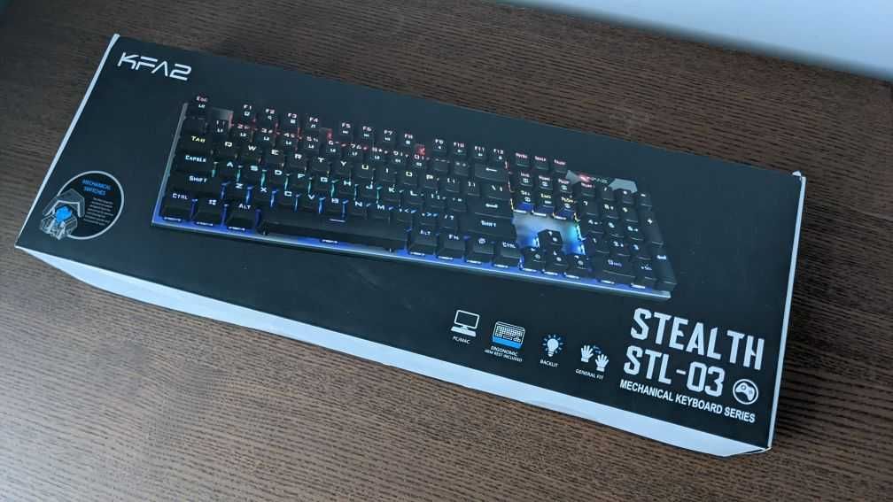 Klawiatura komputerowa KFA2 Stealth STL-03 podświetlana