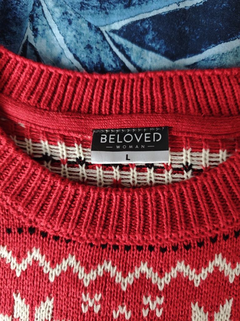 Świąteczny sweter sweterek Pepco