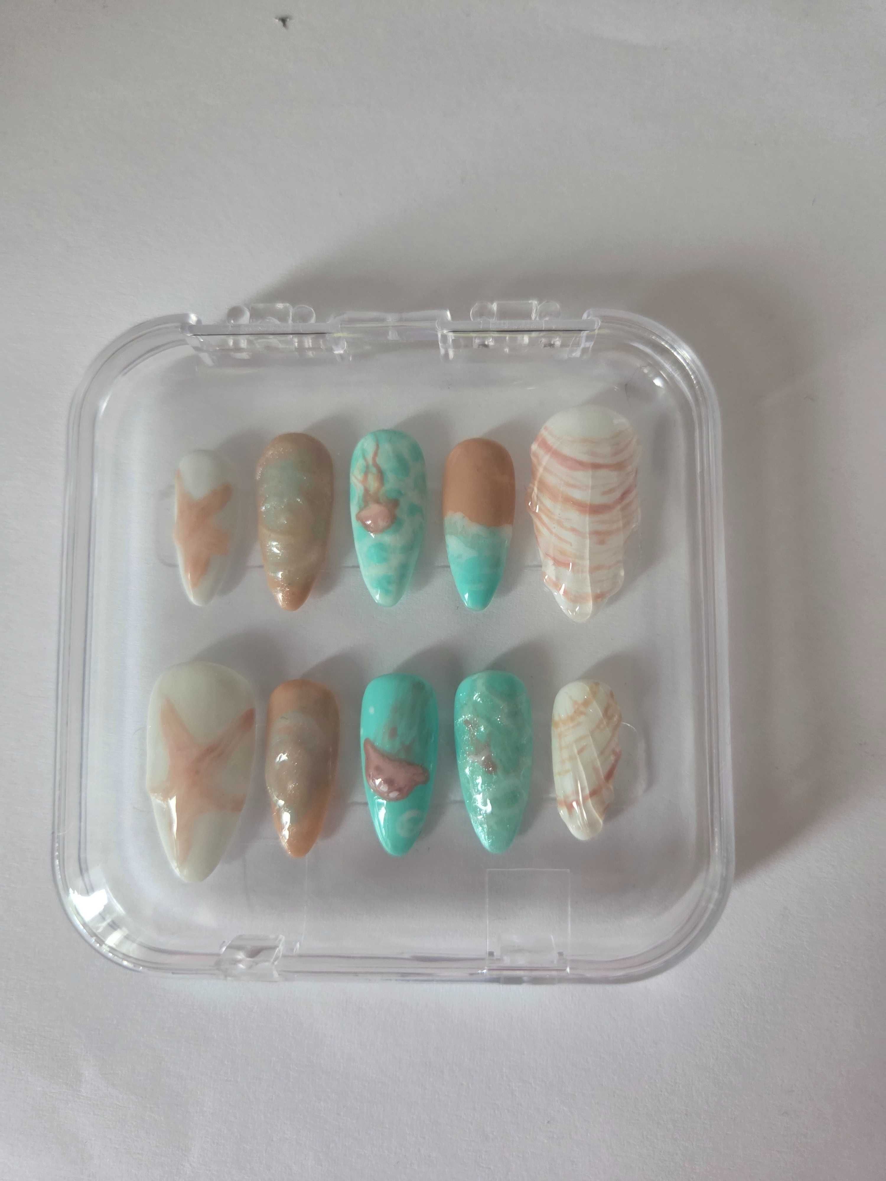Paznokcie press on nails handmade tipsy