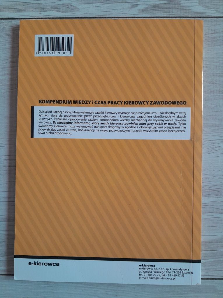 Kompendium wiedzy I czas pracy kierowcy zawodowego