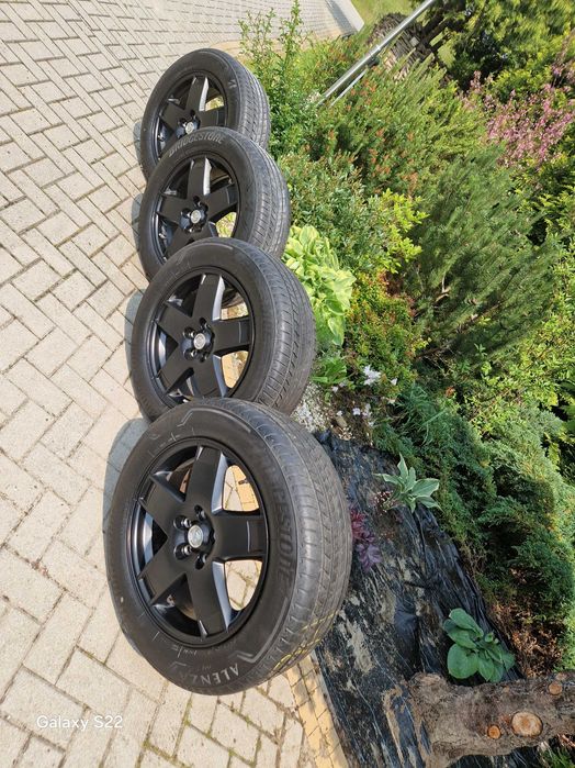 Koła letnie felgi aluminiowe chrysler   300c 18" czarne oryginalne