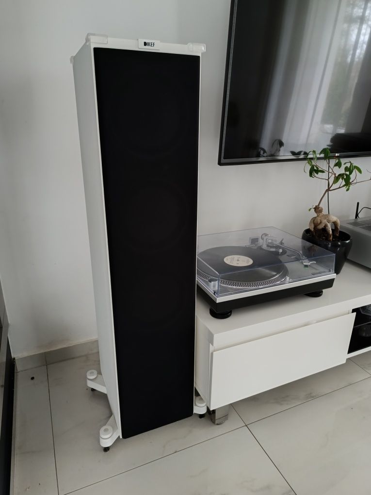 Yamaha R-N803D z kolumnami Kef Q950 - super zestaw stereo.