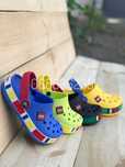 Детские Кроксы Лего Жовті Дитячі Crocs Lego Крокси для дітей