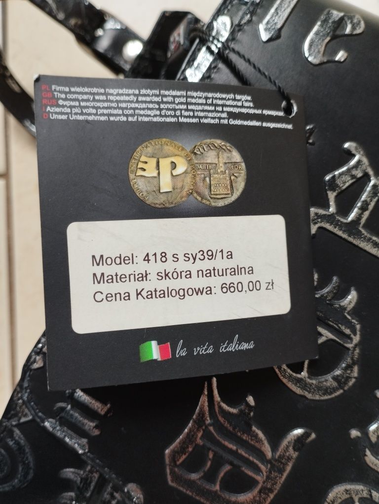 Torebka skórzana Nowa