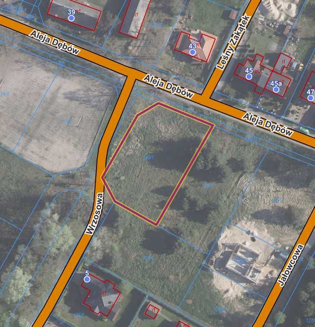 Działka budowlana Kopanino koło Torunia 1731m2