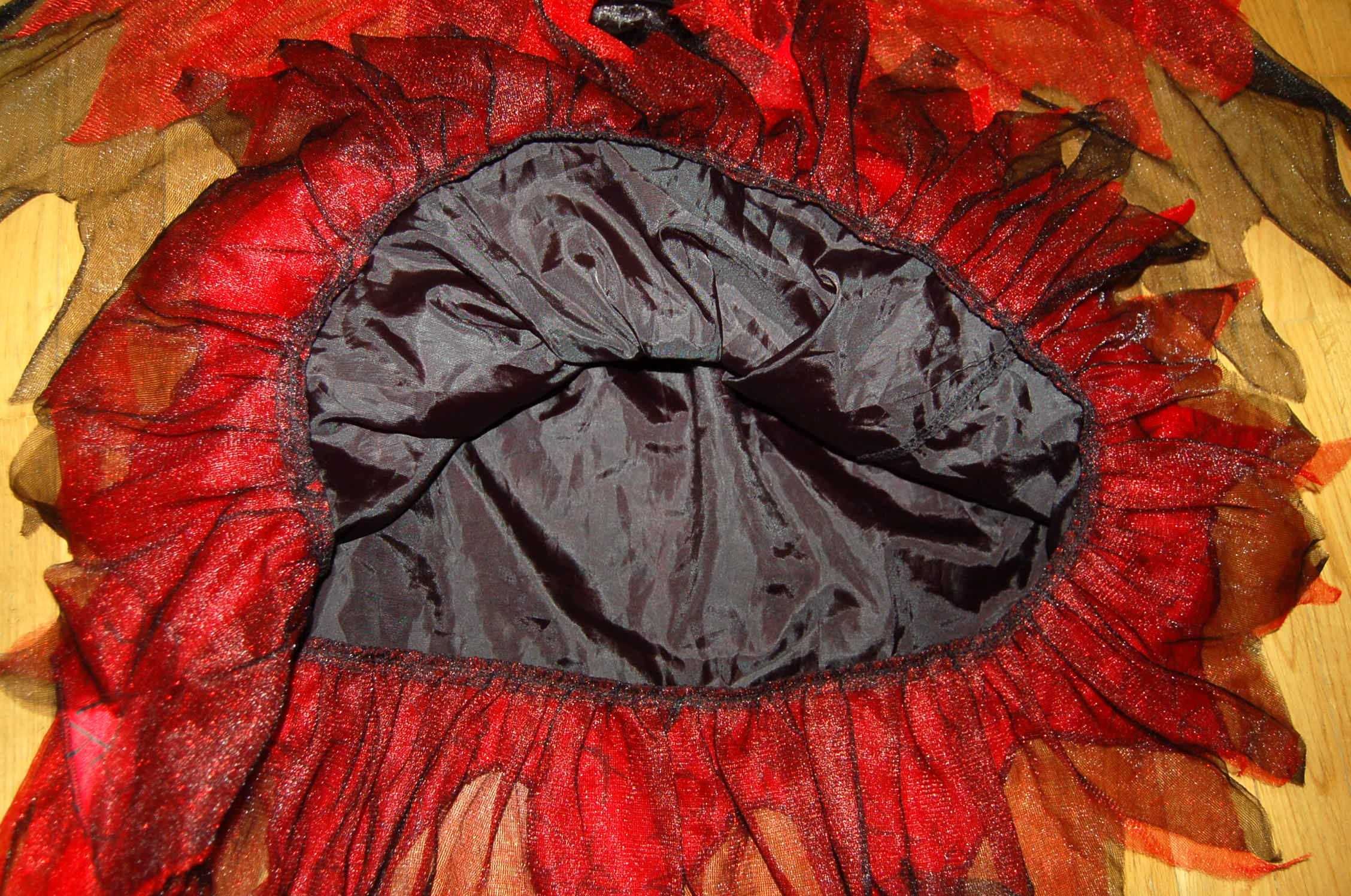 strój karnawałowy Diablica Czarownica 5-6 lat 110-116 cm