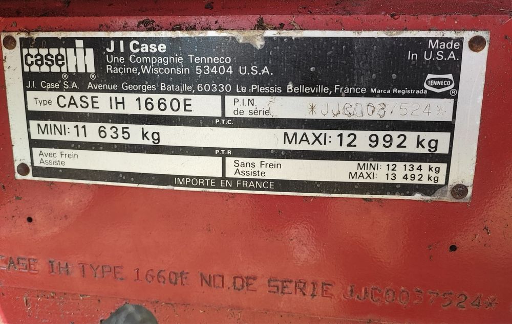 Комбайн Case IH 1660 1988