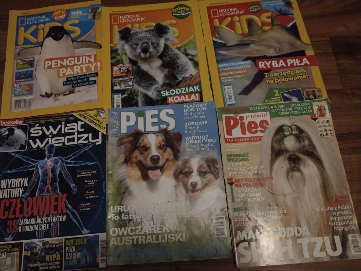 Gazety o zwierzętach National Geographic Przyjaciel pies i inne
