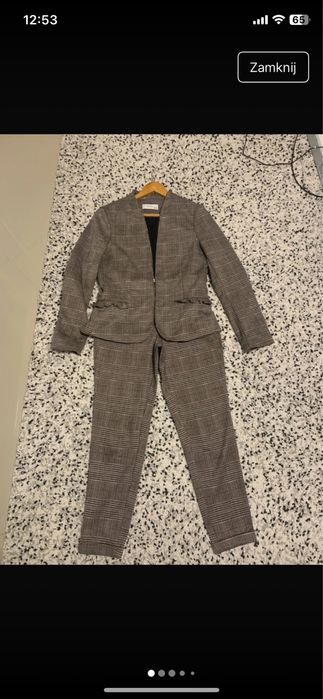 Komplet marynarka 38, spodnie 36 Reserved