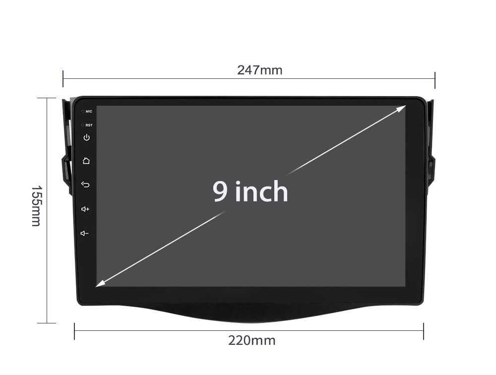 Radio RDS DAB+ Tablet Android CarPlay WiFi GPS USB SD DSP TOYOTA RAV4