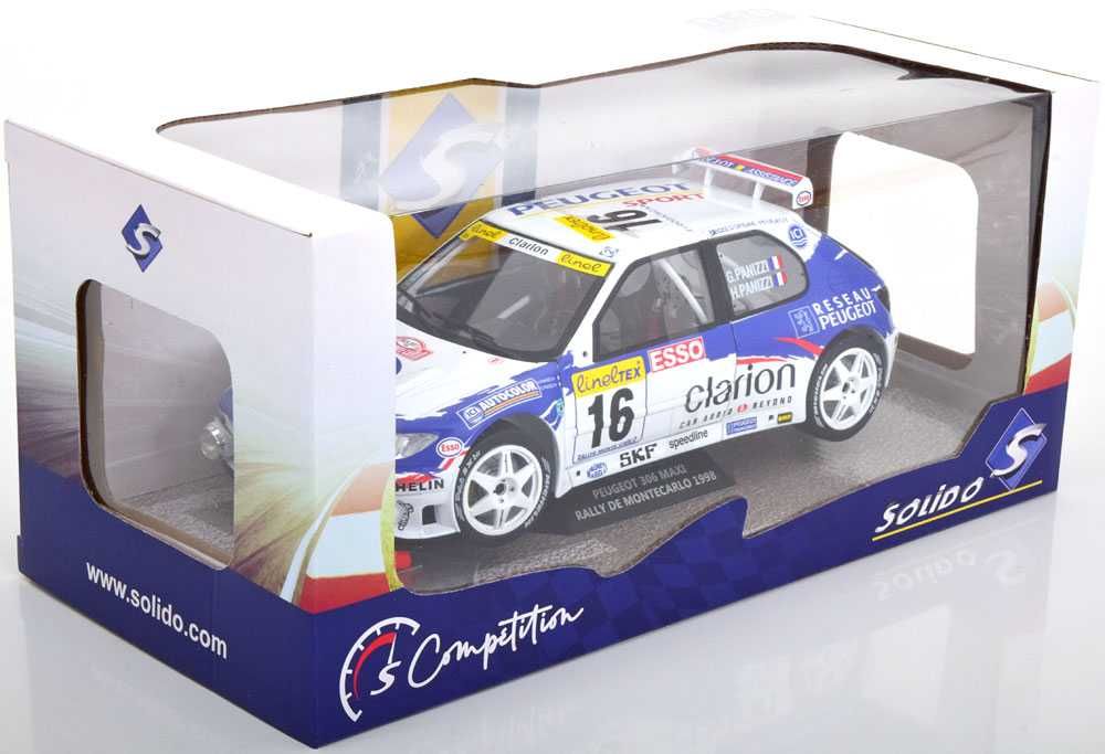 Peugeot 306 Maxi #16 Rally de Monte Carlo 1998 - 1/18 - Solido