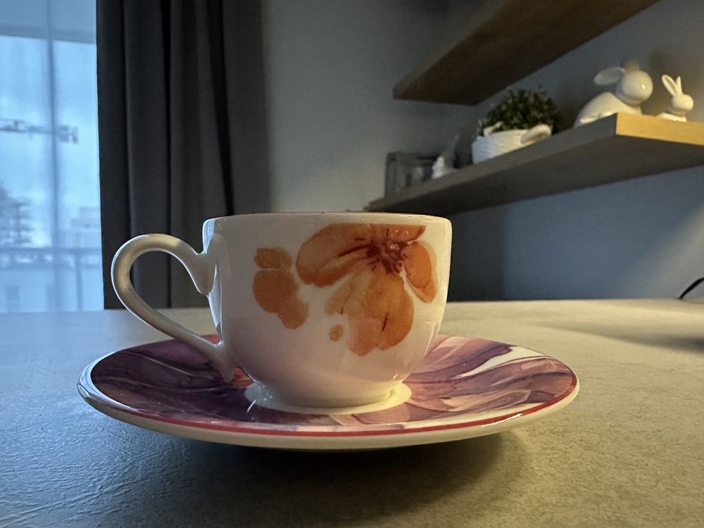 Filiżanka ze spodkiem do espresso villeroy mariefleur basic