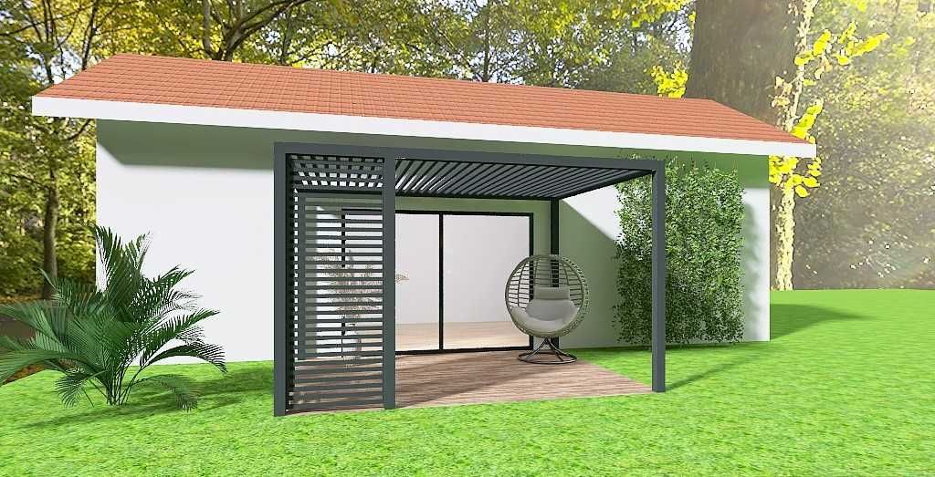Zadaszenie tarasu Pergola ogrodowa tarasowa Alu Indywidualne projekty