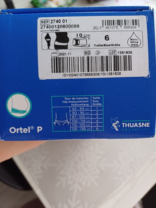 Pas na rozejście spojenia łonowego Thuasne rozmiar XXL